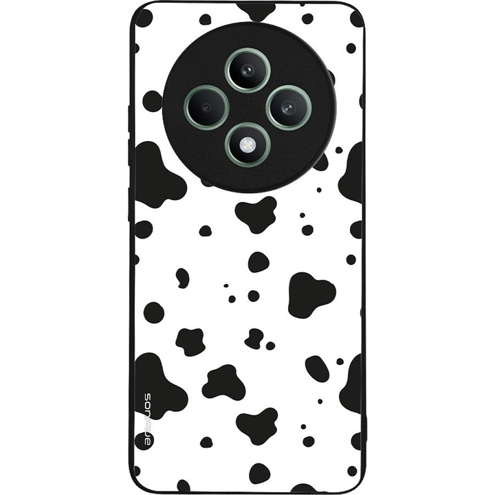 Husa telefon Sonique Animal Print Series, Dalmatian, silicon, pentru Oppo Reno12 F 5G / Oppo Reno12 Fs 5G