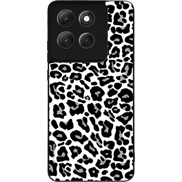 Husa telefon Sonique Animal Print Series, leopard, silicon, pentru Motorola Moto G86 5G