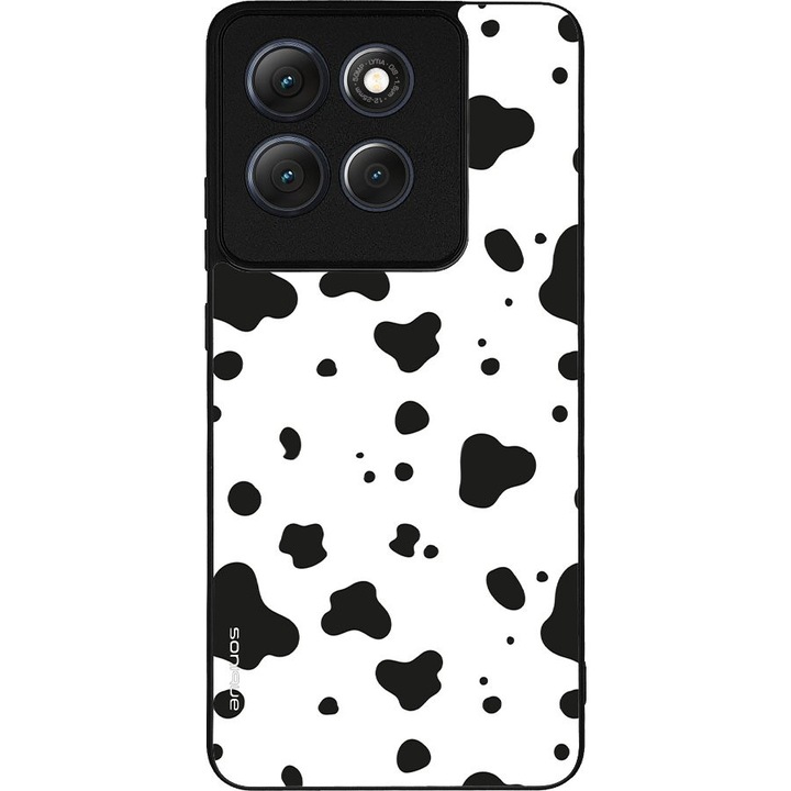 Husa telefon Sonique Animal Print Series pentru Motorola Moto G86 5G, silicon, design Dalmatian, protectie impotriva zgarieturilor