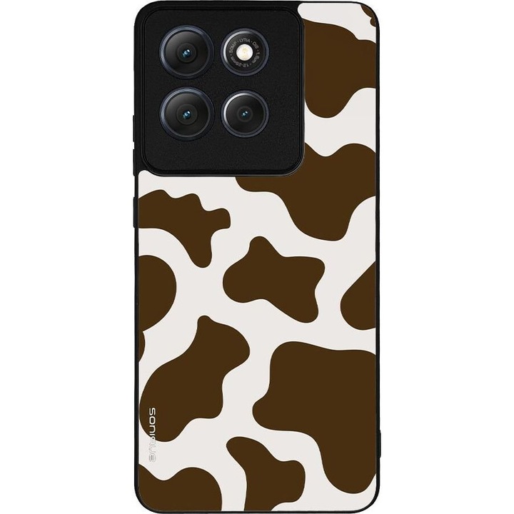 Husa telefon Sonique Animal Print Series, design animal print, silicon, 5G, pentru Motorola Moto G86