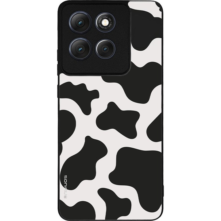 Husa telefon Sonique Animal Print Series pentru Motorola Moto G86 5G, silicon, design animal print, protectie antisoc, multicolor