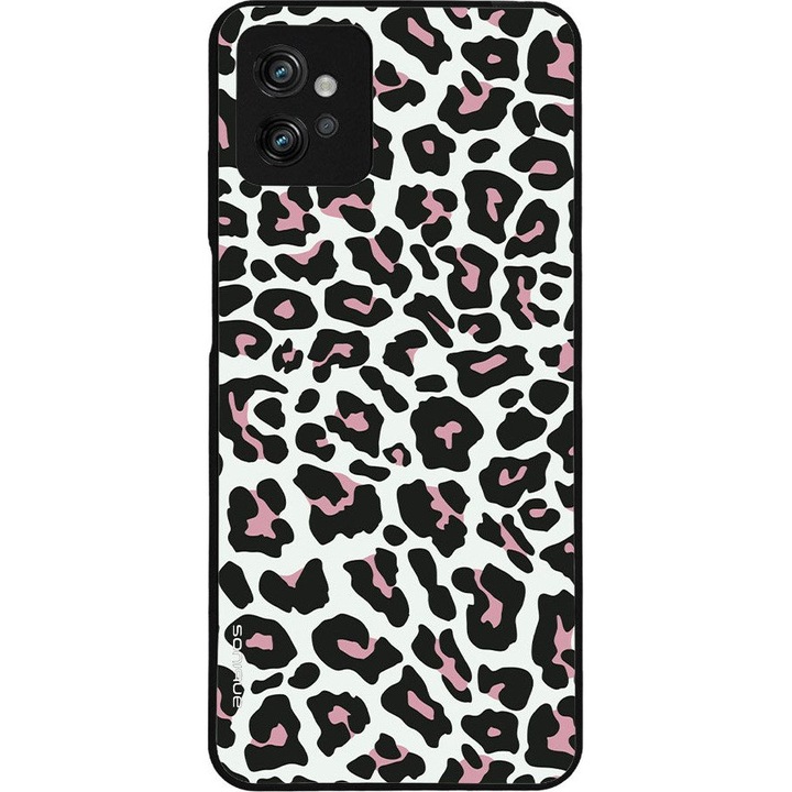 Husa telefon Sonique Animal Print Series, leopard, silicon, pentru Motorola Moto G32