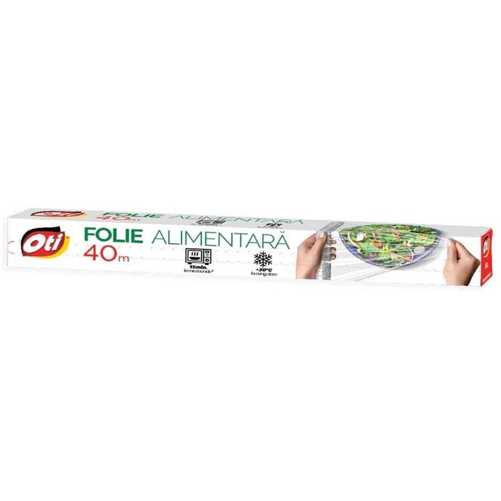 Set 2 x Folie Alimentara din Plastic, 40 m, Cutie