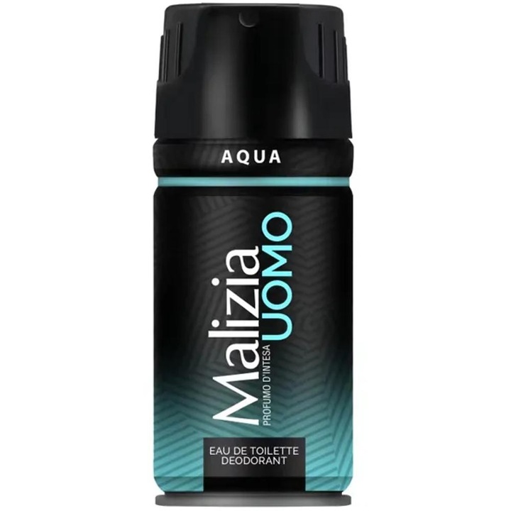 Set 4 x Deodorant Barbati Malizia Aqua, 150 ml