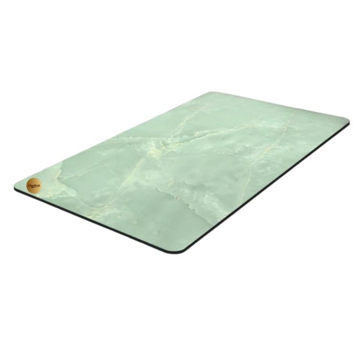 Covoras baie Omelivon antiderapant, absorbant, verde deschis, 50x80cm
