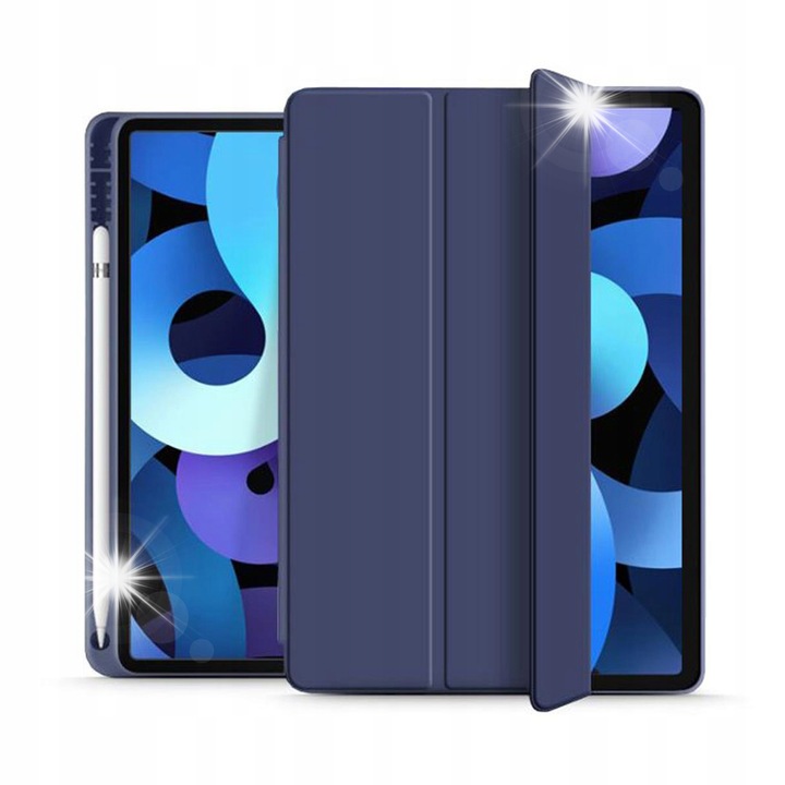 Tabletok tok, iPad Air 4 2020 / Air 5 2022 modellhez, Apple Pen tartóval