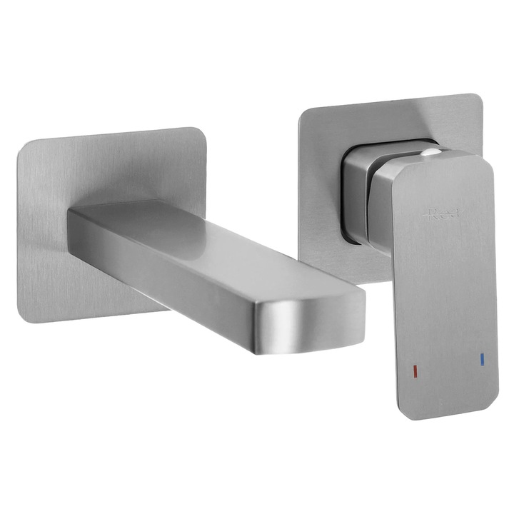 Rea скрит смесител за умивалник Arlo, Четка никел, 13X20X13CM