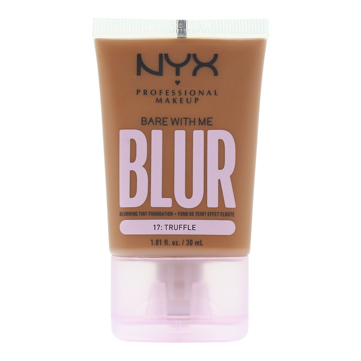 Fond de ten lichid, NYX, Bare With Me Blur, finisaj natural, 30 ml, Truffle