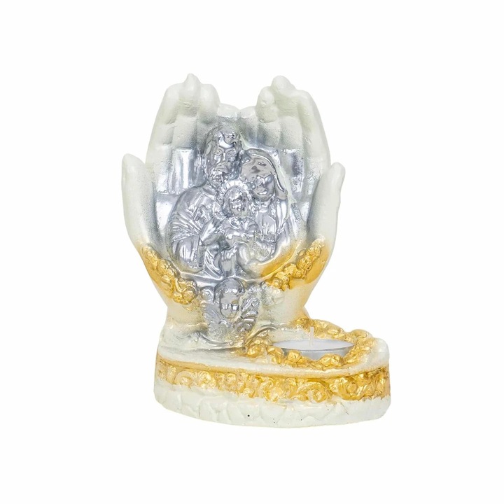 Кандилo от гипс, FOXMAG24, 11x8x16 см, без аромат