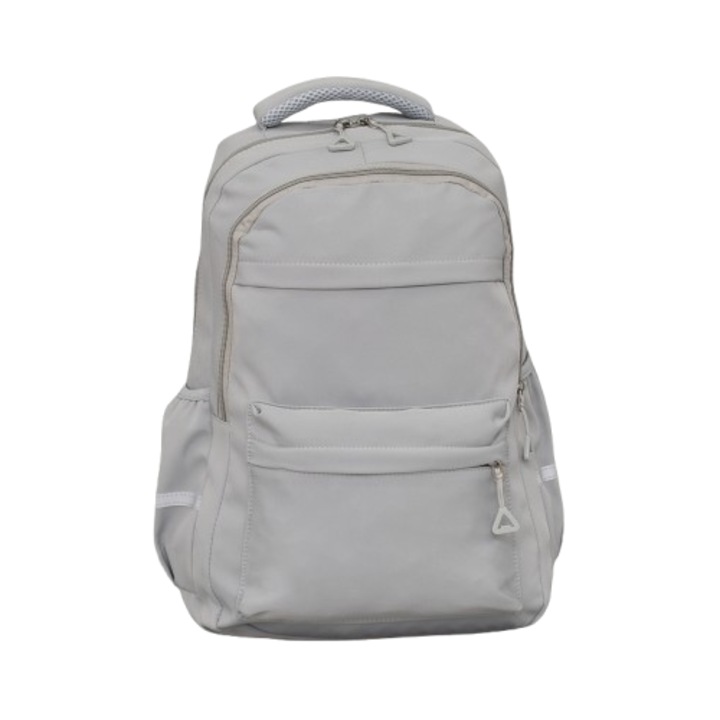 Hátizsák 061-3, 30/44/15 cm, Világosszürke