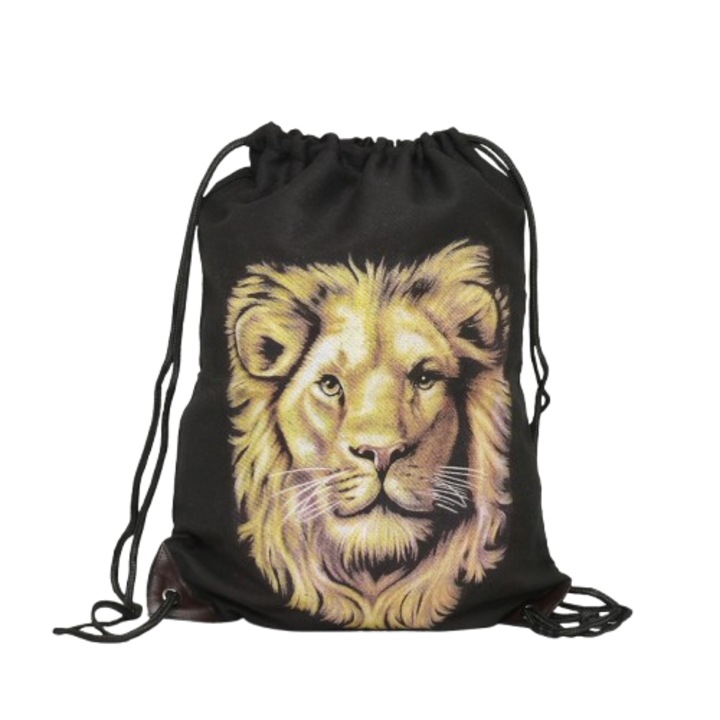 Geantă 160-23, 38/49 cm, Textil, Negru