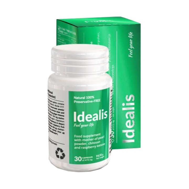 Таблетки Idealis (30 капсули) Мощна подкрепа за здравословно управление на теглото ви