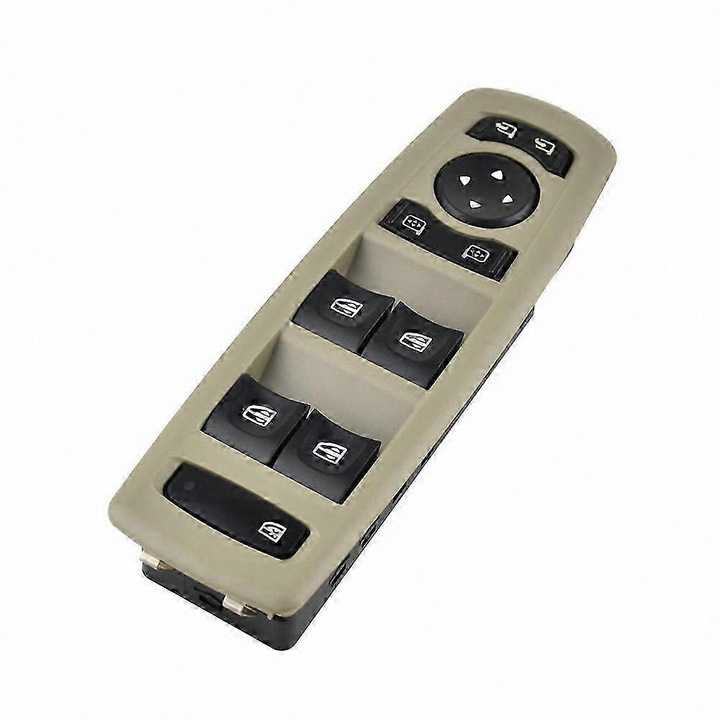 Elektromos ablakemelő kapcsoló Renault Laguna III/Megane III, 2008-2016, 13 tűs, ABS fém bevonattal