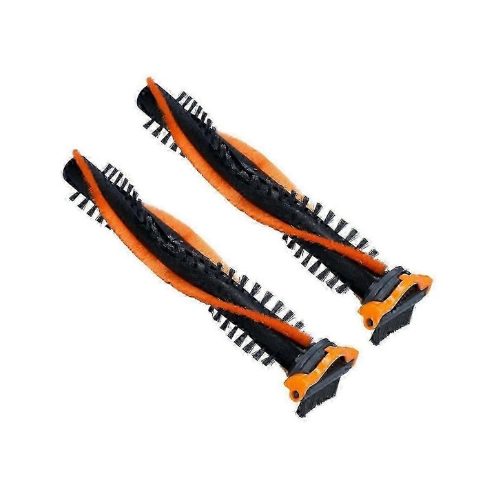 Set 2 Perii Rulante pentru Aspirator Philips SpeedMax Pro, Material Plastic, Compatibile cu Diverse Modele, pentru Pardoseli din Lemn, Ceramica, Marmura