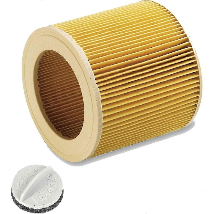 Filtru cartus pentru aspiratoare umede/uscate, Krcher, lavabil, set