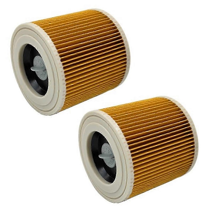 Filtru HEPA pentru aspirator Karcher, set 2 bucati, captare 99.97%, material textil
