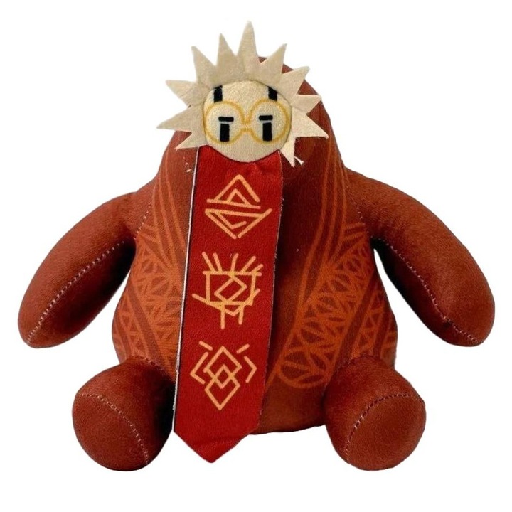 Jucarie din plus, maro, 13 cm