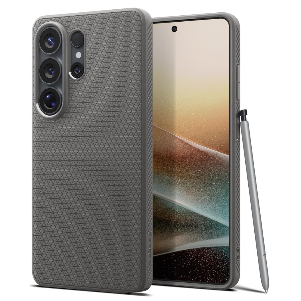 Husa pentru Samsung Galaxy S26 Ultra Spigen Liquid Air, Protectie ridicata, Design slim, Calitate Premium, Gri