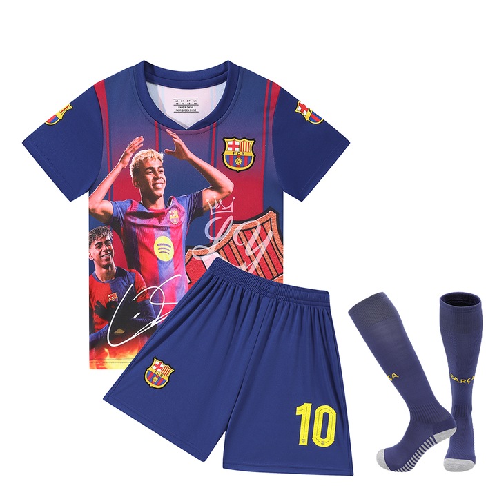 Set echipament sportiv fotbal Barcelona Yamal