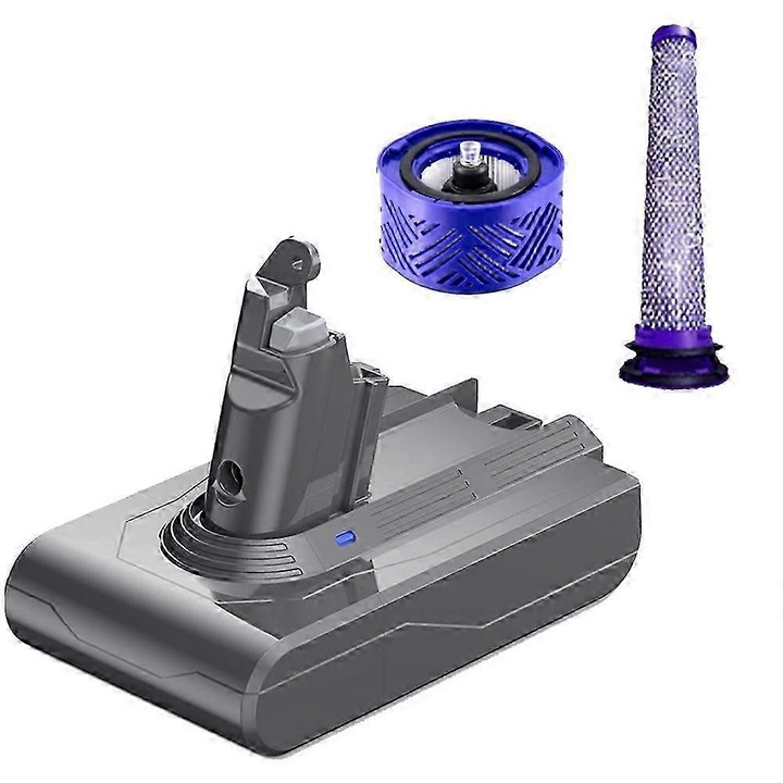 Adaptor baterie, Pentru V6 Sv04 Sv03 Dc58, filtre frontale/rezerva