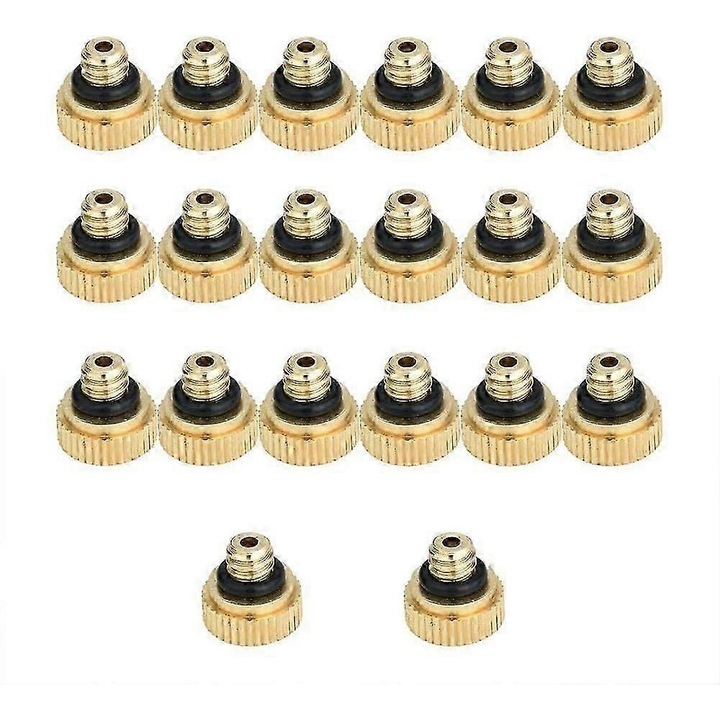 Sárgaréz fúvókakészlet hűtőrendszerhez, 10 db