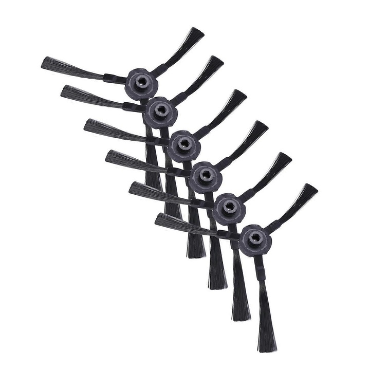 Perie laterala set (3 dreapta + 3 stanga) pentru aspiratoare Ilife A4 A6 A4S V3S V3L V5 V50 V5S V5S Pro X5 T4 X430 X432 X620 X623