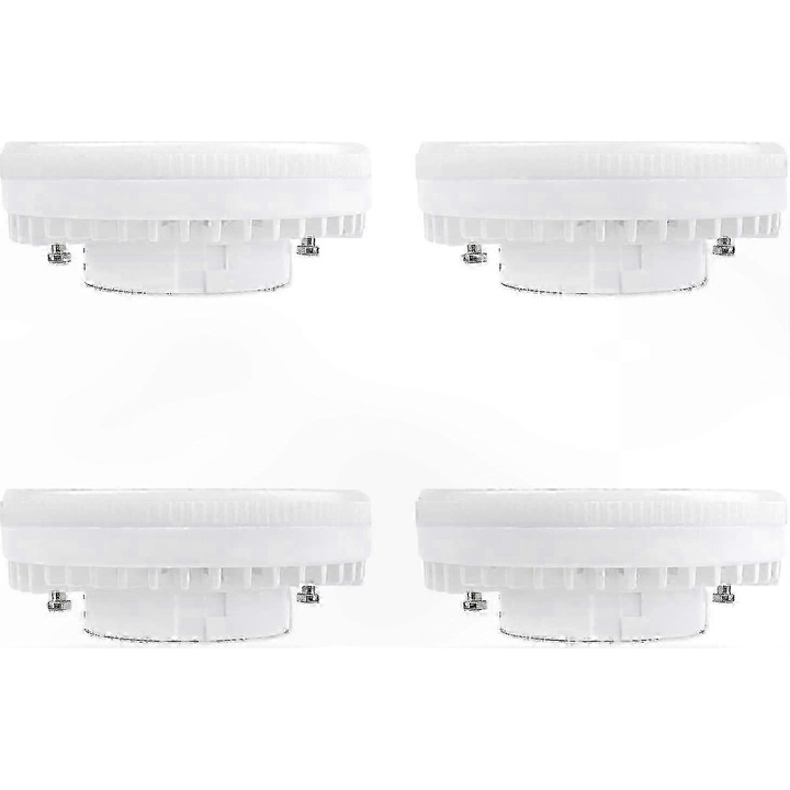 Set 4 Becurile LED GX53, 9W, Alb Neutru 4000K