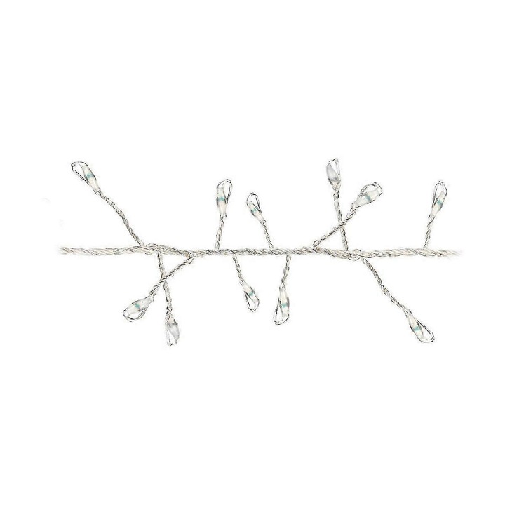 Coronita de Craciun cu lumini LED alba 1,5 m