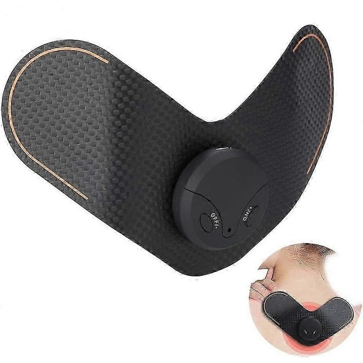 Електрически преносим масажор за гръб, безжичен презареждаем електростимулатор за врат и рамене