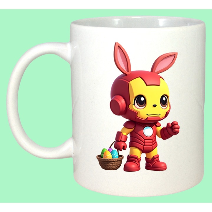 Cana Paste Deadpool Iepuras Paste Oua Colorate, Cadou, Sarbatori, Cri-Flo, Culoare Alb, 330 ml