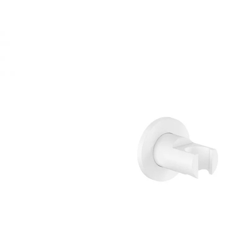 Suport para dus Roca Wall Round A5B1350B00, aparent, universal, mat, Alb