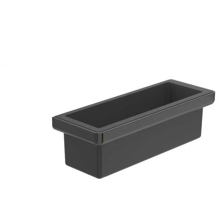 Raft dus Roca Tempo A817028CN0, montare pe perete, 300 x 110 mm, lucios, Negru titan