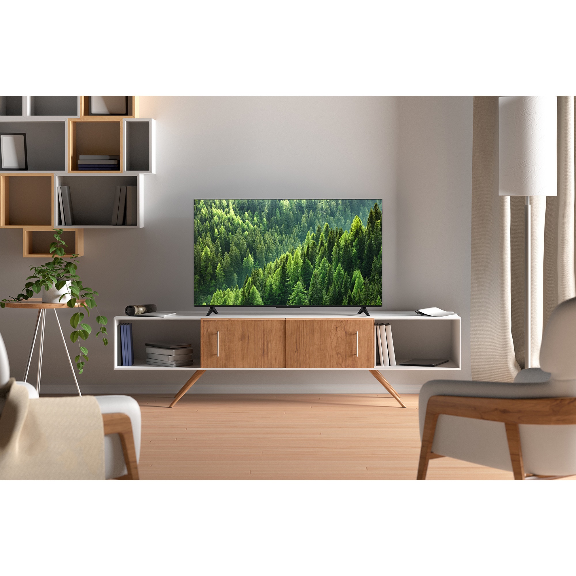 Televizor TCL QLED 43S5L, 108 cm, Smart Android TV, Full HD, Clasa F (Model 2026)