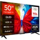 Televizor TCL QLED 50S5L, 126 cm, Smart Android TV, Full HD, Clasa F (Model 2026)