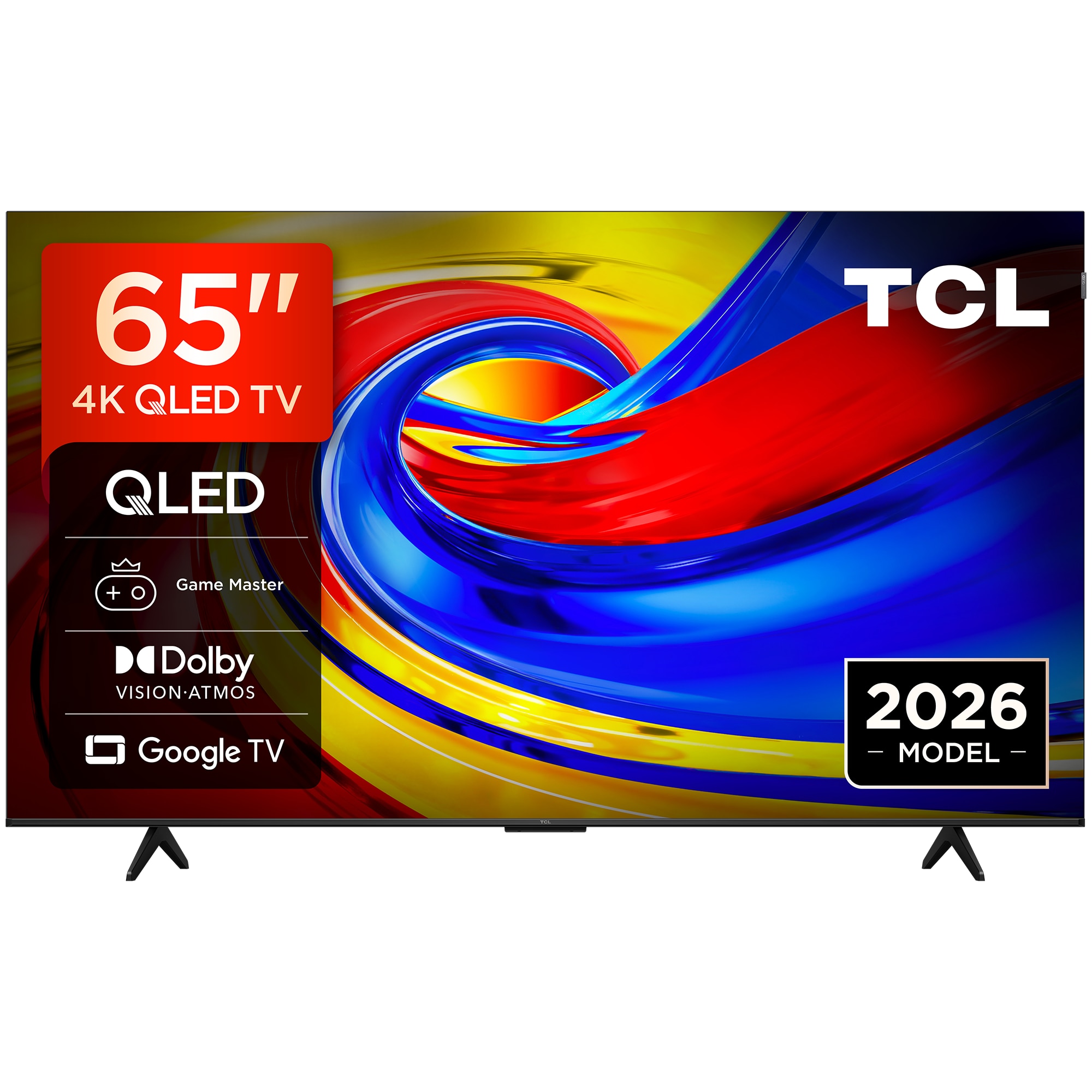 Televizor TCL QLED 65P7L, 164 cm, Smart Google TV, 4K Ultra HD, Clasa E (Model 2026)