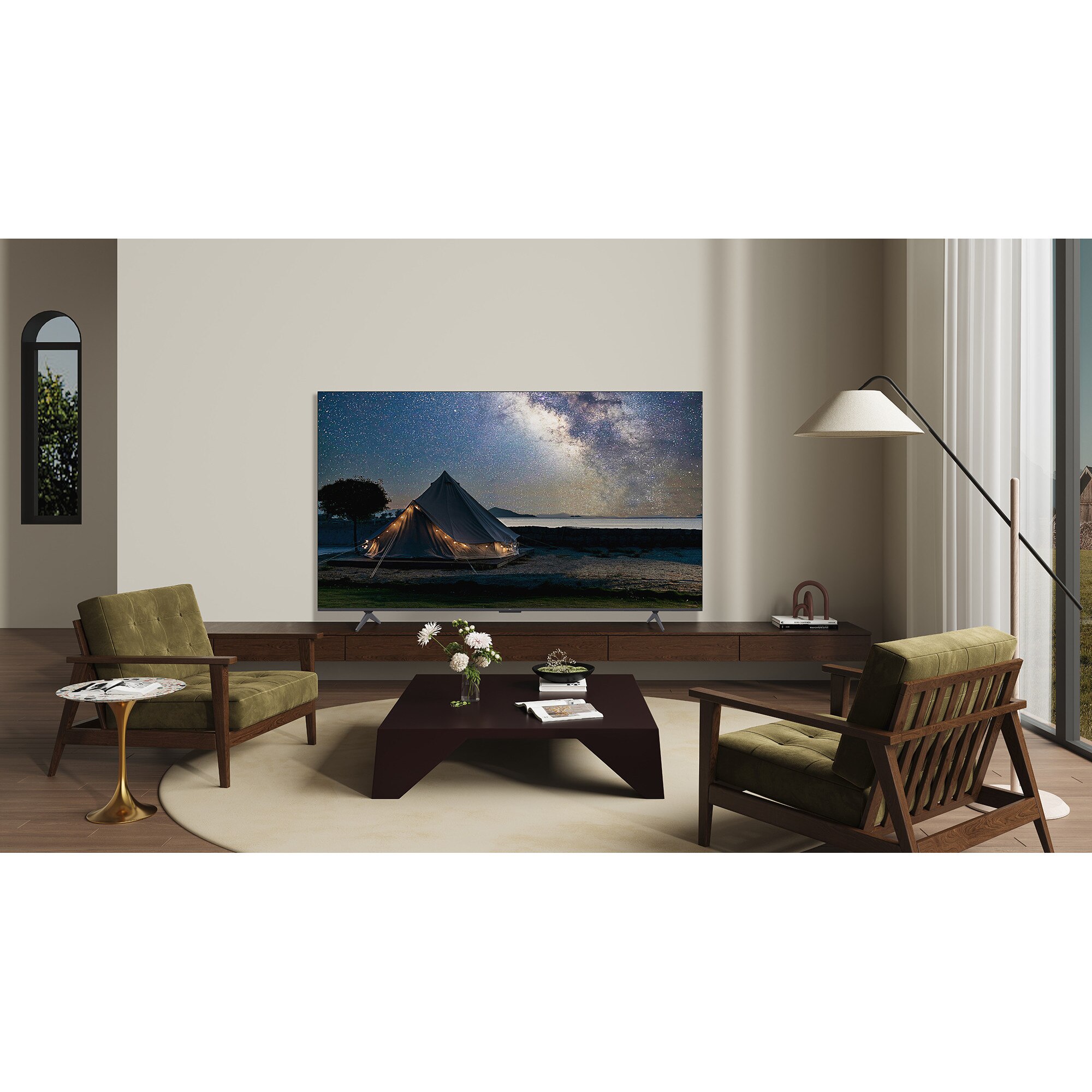 Televizor TCL QLED 50P7L, 126 cm, Smart Google TV, 4K Ultra HD, Clasa F (Model 2026)