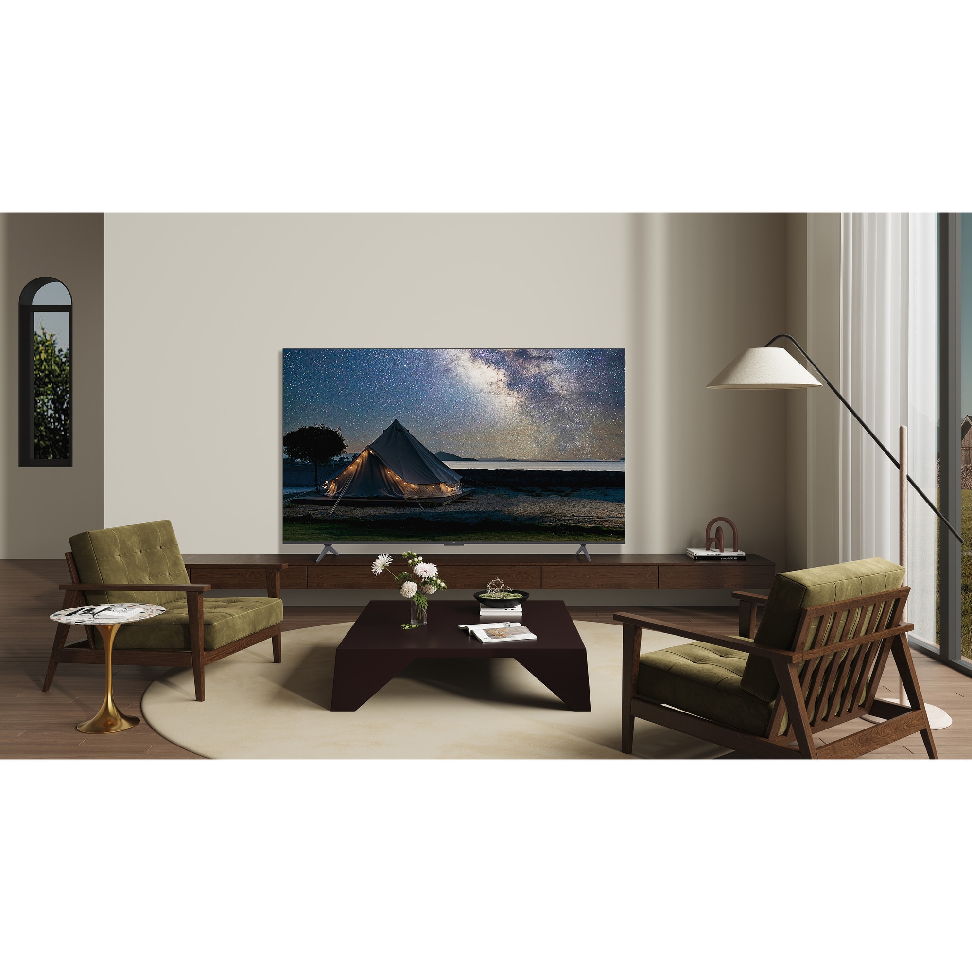 Televizor TCL QLED 43P7L, 108 cm, Smart Google TV, 4K Ultra HD, Clasa F (Model 2026)