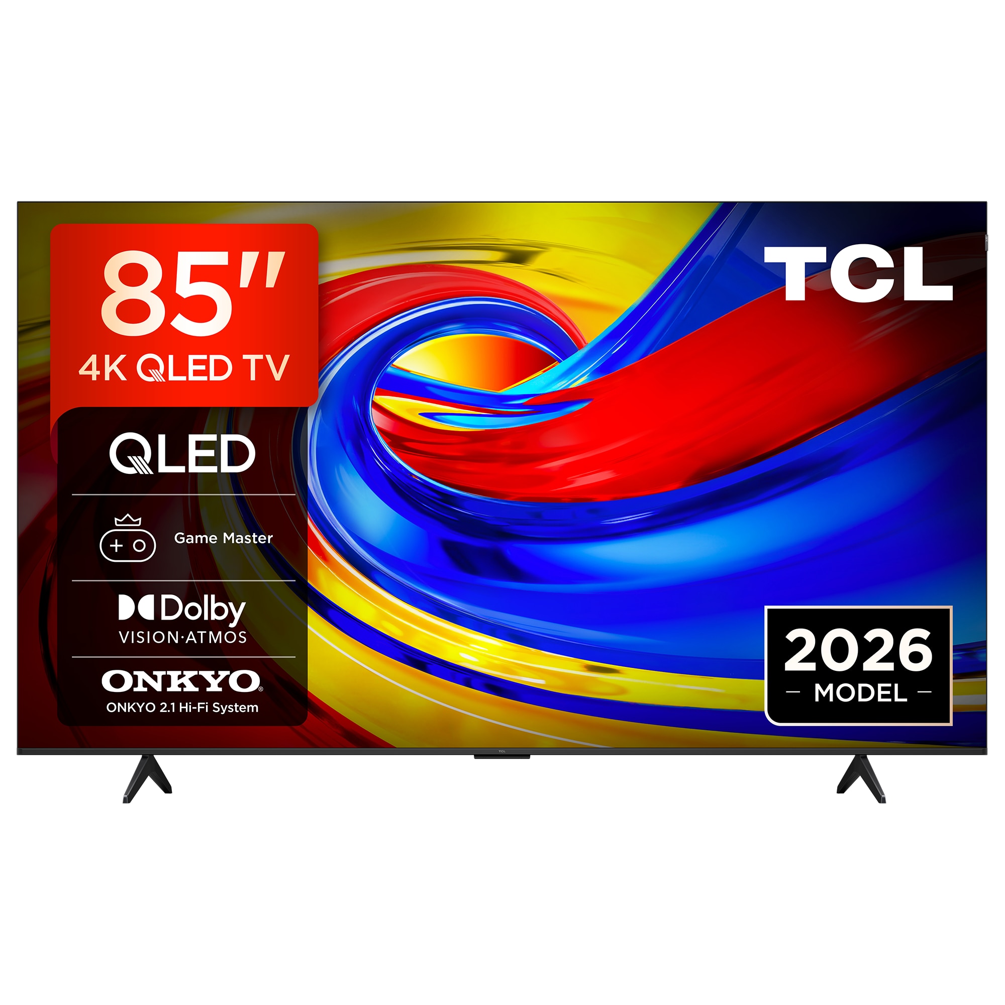 Televizor TCL QLED 85P7L, 214 cm, Smart Google TV, 4K Ultra HD, Clasa E (Model 2026)