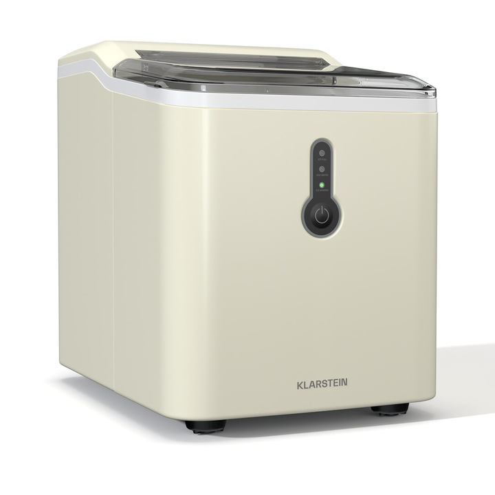Aparat cuburi de gheață Klarstein Chillout, 12 kg/zi, 9 cuburi în 8 minute, 120 W, 22, 5x29x32 cm
