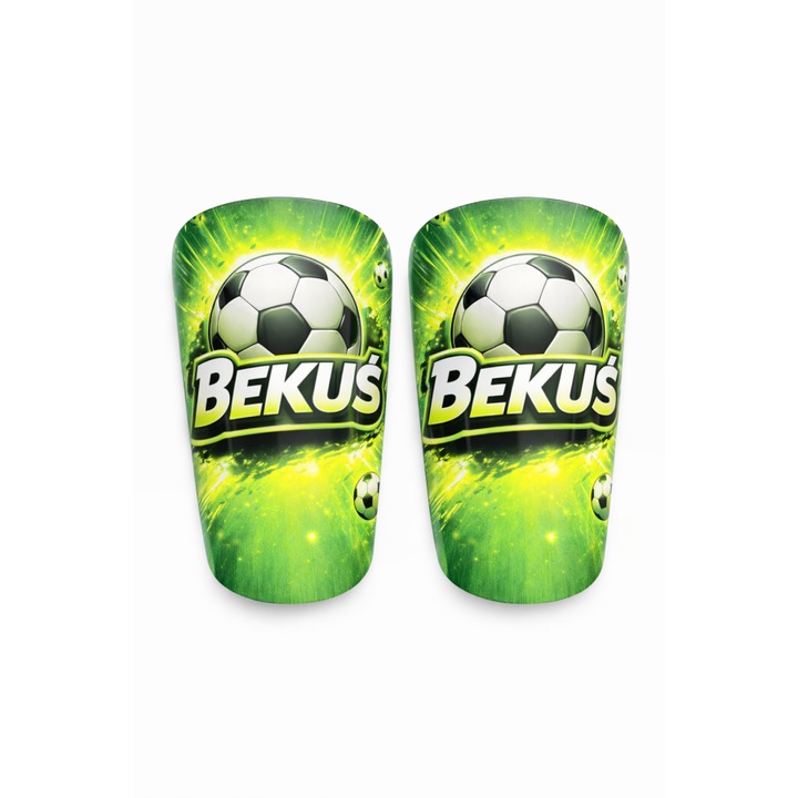 Ochraniacze fotbalistice Prokick MINI, 2 bucati, verde, albastru, auriu, 10x7cm