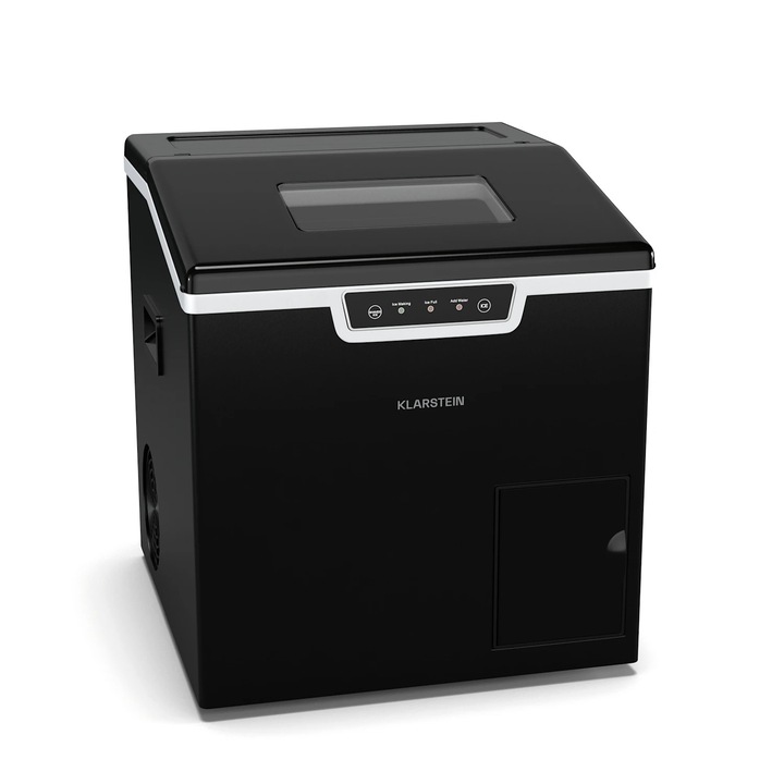 Aparat de făcut cuburi de gheață Klarstein Icefestival Bullet, 400W, 20kg/24h, 3 litri, inox