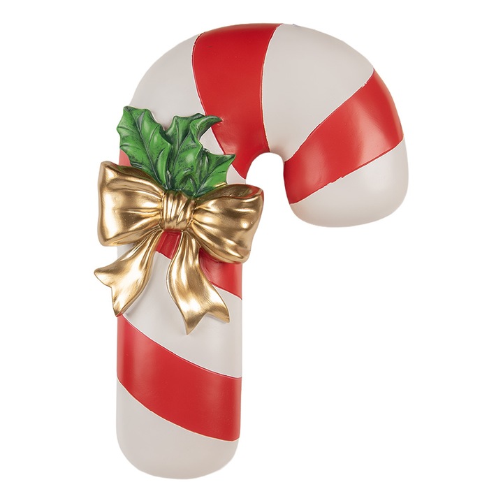 Decoratiune Craciun Acadea polirasina multicolora cu led 22x8x33 cm