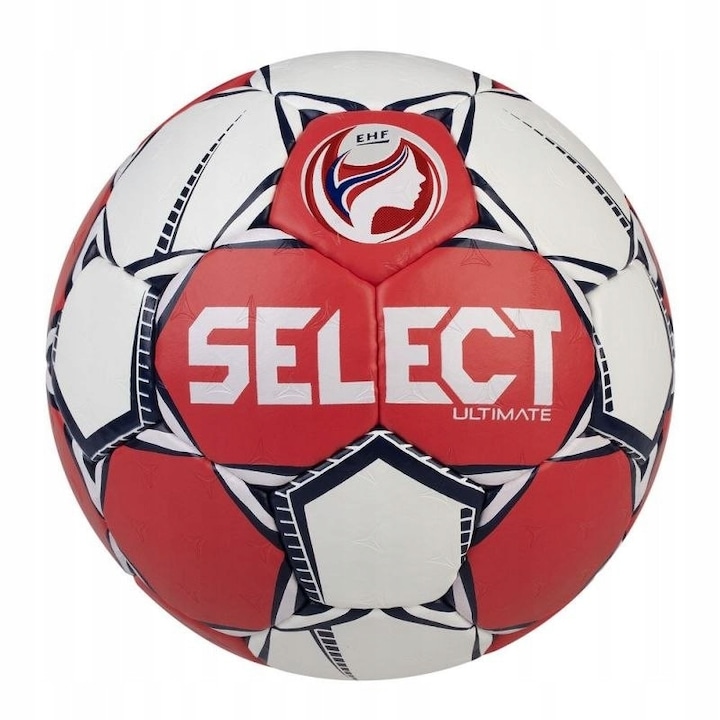 Minge handbal Select, rosu/alb, marimea 2