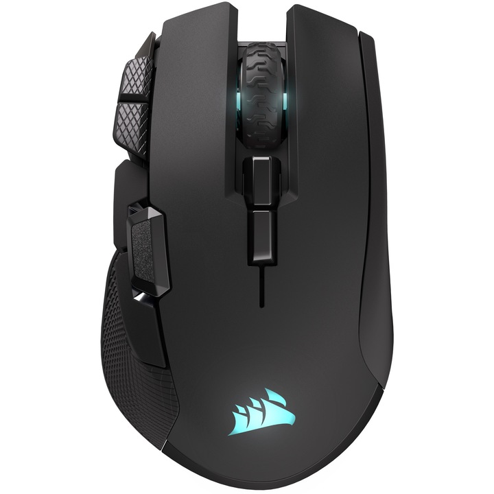 Безжична мишка Gaming Corsair Ironclaw SE, RGB LED подсветка, 26000 DPI, Черен