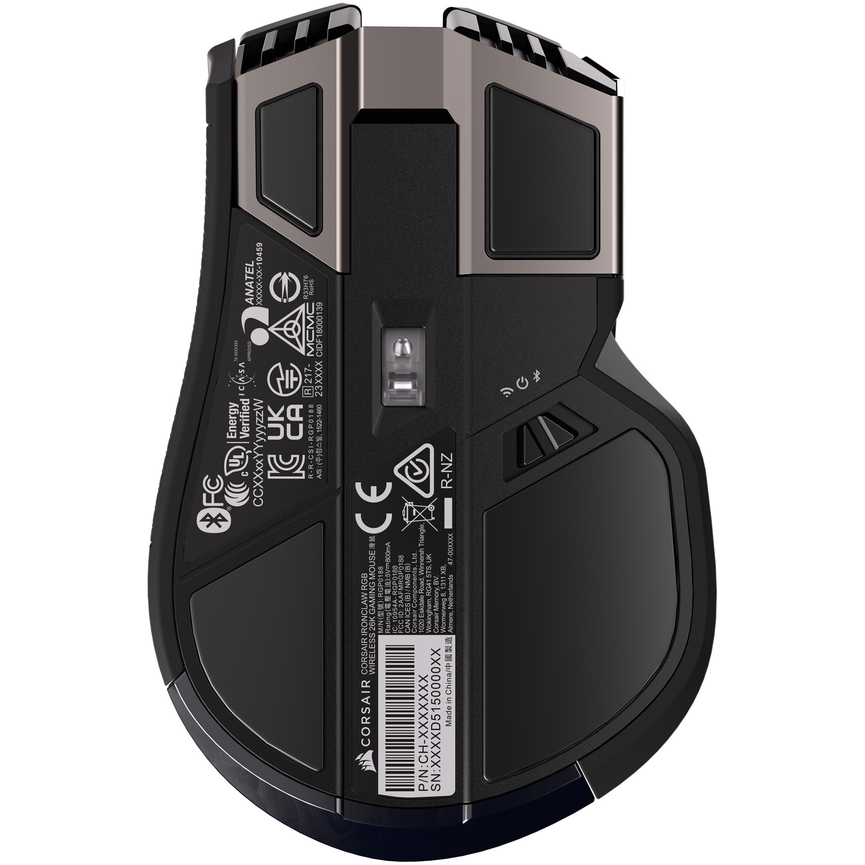 Mouse Gaming Wireless Corsair Ironclaw SE, Wireless, Backlit RGB