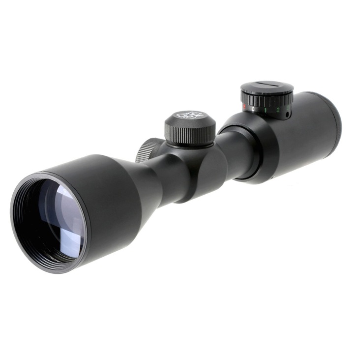 Lunetă Combat 5x42, iluminare reticul MilDot, aluminiu, compactă