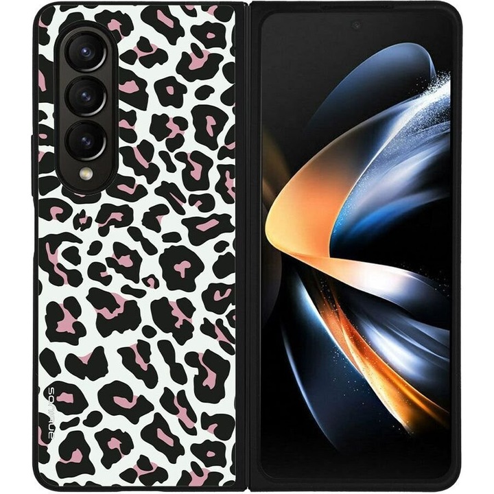 Husa telefon Sonique Animal Print Series, leopard, silicon, pentru Samsung Galaxy Z Fold 4