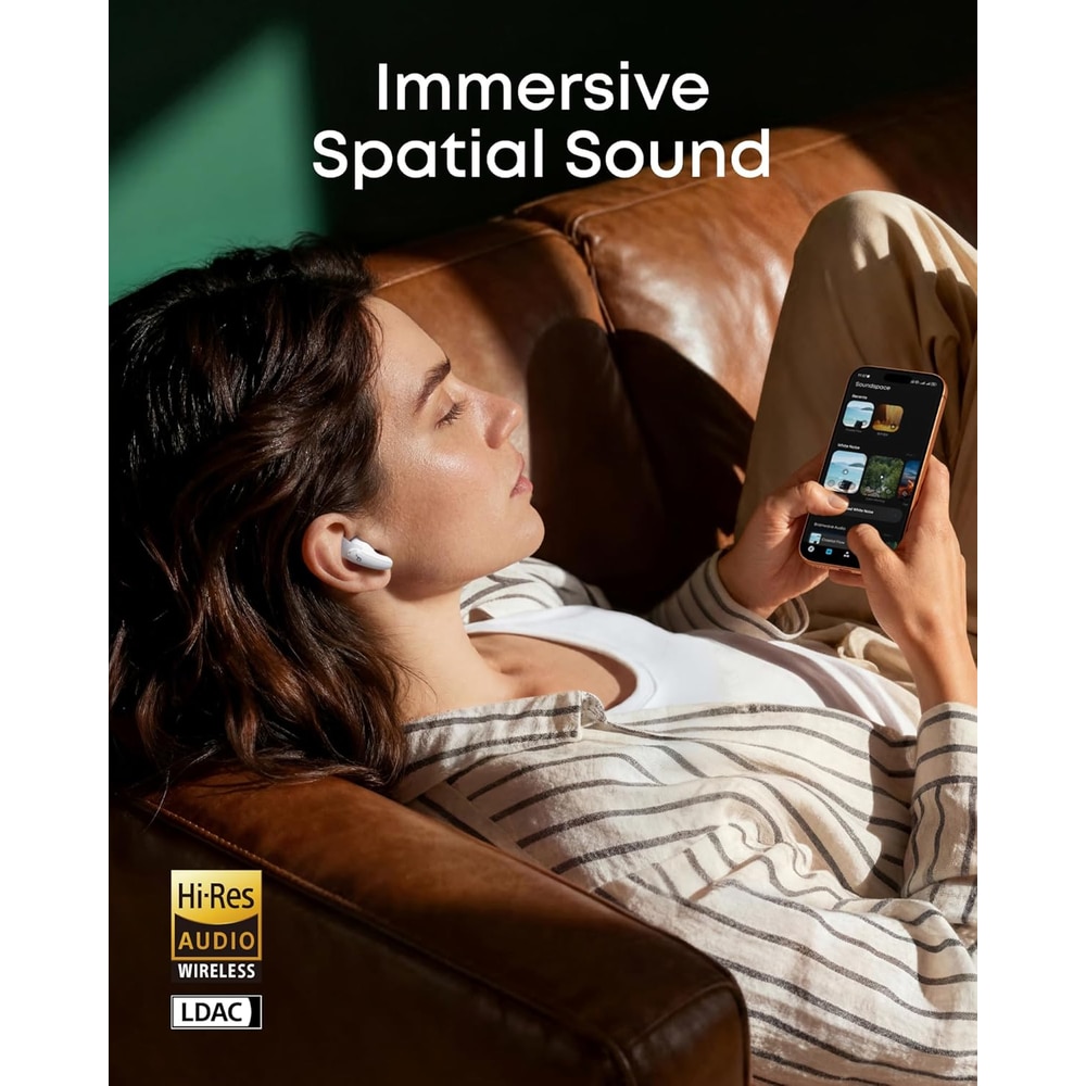 Casti True Wireless Anker Soundcore Liberty Buds, Semi in-Ear, ANC