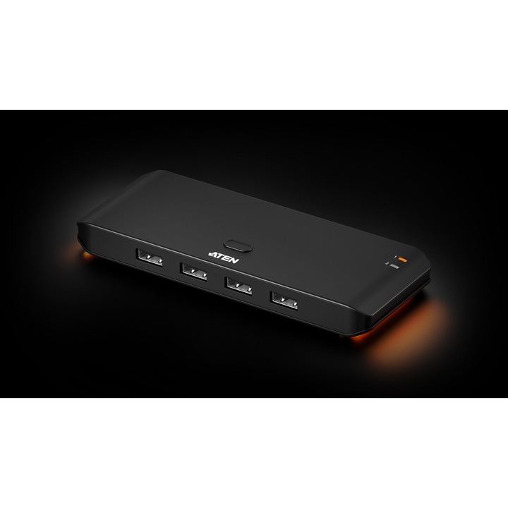 ATEN US4224-AT 2 x 4 USB 2.0 eszköz megosztó
