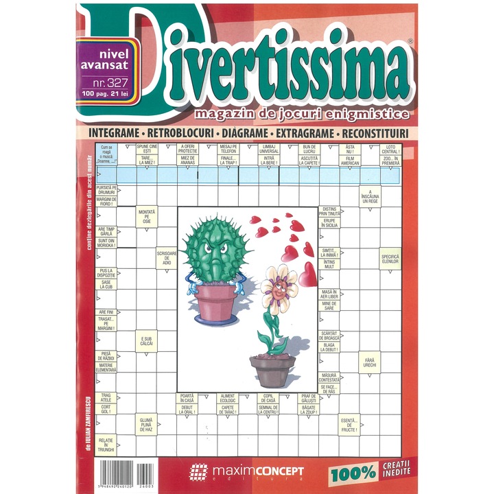 Integrame divertissima 327 - nivel avansat, editura Maxim